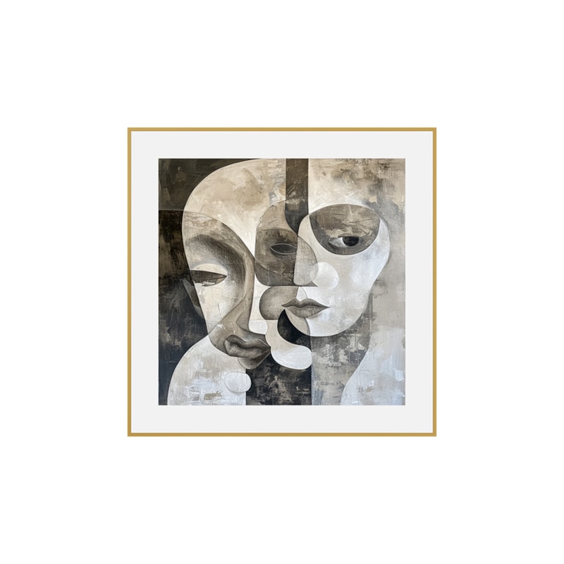 Quadro Decorativo Raceena 78x78cm