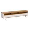Rack Arc C/ 3 Gavetas 260 cm - Off-white/Nature
