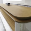 Rack Arc C/ 3 Gavetas 260 cm - Off-white/Nature