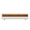Rack Arc C/ 3 Gavetas 260 cm - Off-white/Nature