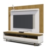 Rack Arc C/ 3 Gavetas 260 cm - Off-white/Nature