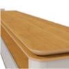 Rack Arc C/ 3 Gavetas 260 cm - Off-white/Nature