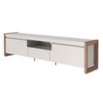 Rack Bristol Para TV Até 75 Polegadas 225cm Off White - Outlet