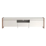 Rack Bristol Para TV Até 75 Polegadas 225cm Off White - Outlet