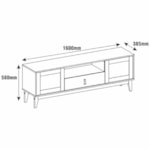 Rack Para TV Até 50 Polegadas Verezzo 160cm
