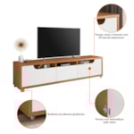 Rack Para TV Até 60 Polegadas Worcester 160cm