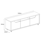 Rack Para TV Até 60 Polegadas Worcester 160cm