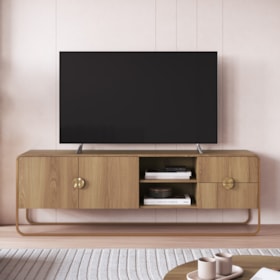 Rack Para TV Luna 180cm 2 Portas 2 Gavetas