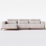 Sofá Com Chaise Qatuna 4 A 5 Lugares
