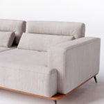 Sofá Com Chaise Qatuna 4 A 5 Lugares