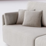 Sofá Com Chaise Tokino Minoru 3 A 5 Lugares