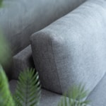 Sofá Com Chaise Venice 4 Lugares 280cm - Linho Cinza