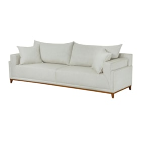 Sofá Seifer 2 Lugares - 204cm - Sarja Branco