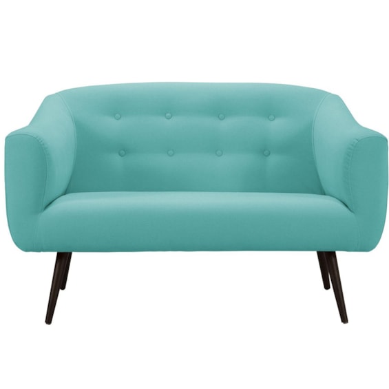 Sofa Azul Turquesa 2 Lugares