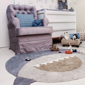 Tapete Infantil De Algodão Sharky