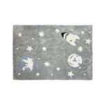 Tapete Infantil De Algodão Space Journey