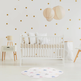 Tapete Infantil De Algodão Starry Night